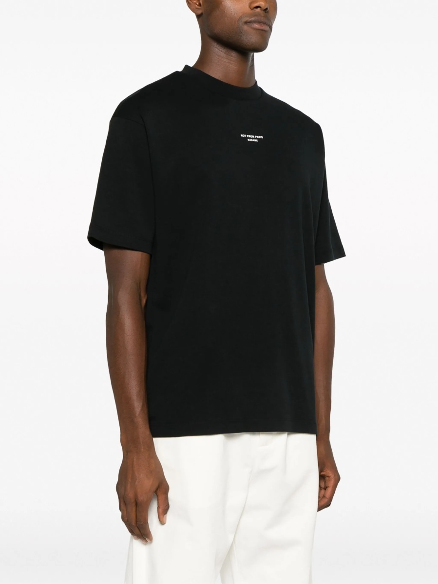 Tricou DRÔLE DE MONSIEUR negru - Img 3