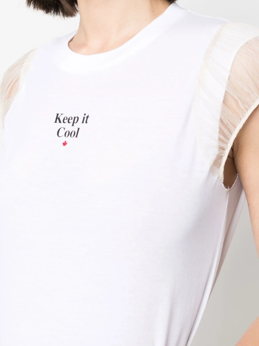Tricou DSQUARED2 alb - Img 5