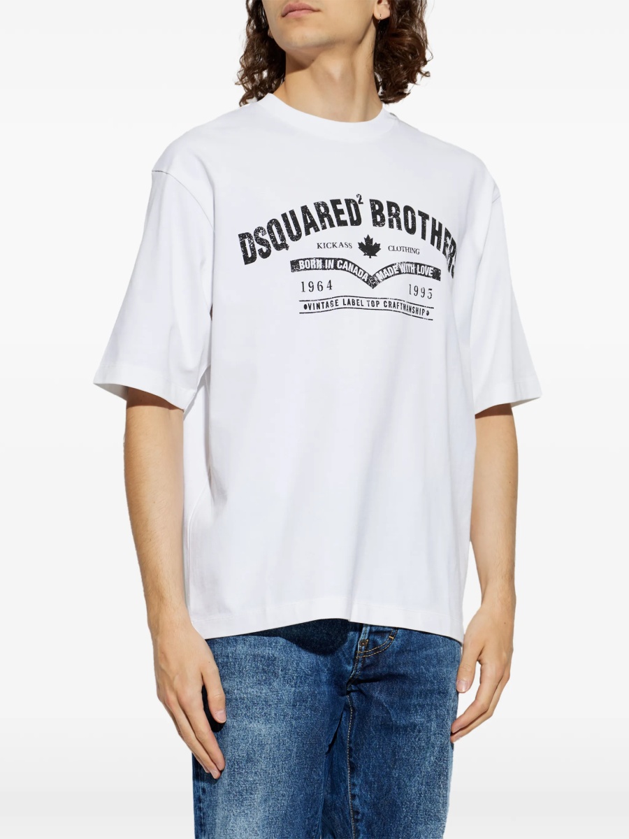Tricou DSQUARED2 alb - Img 3