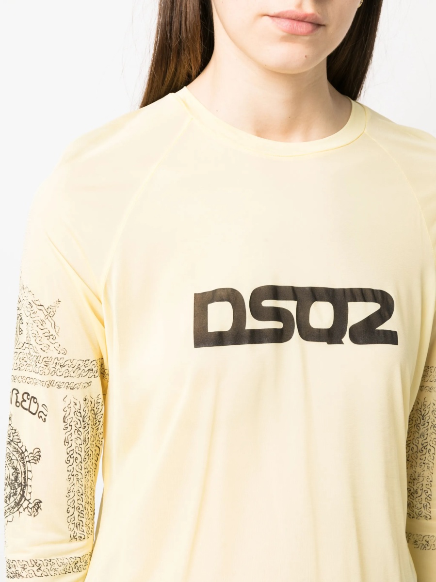 Tricou DSQUARED2 galben - Img 5
