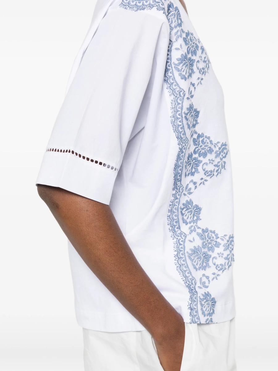 Tricou Ermanno Scervino alb - Img 5