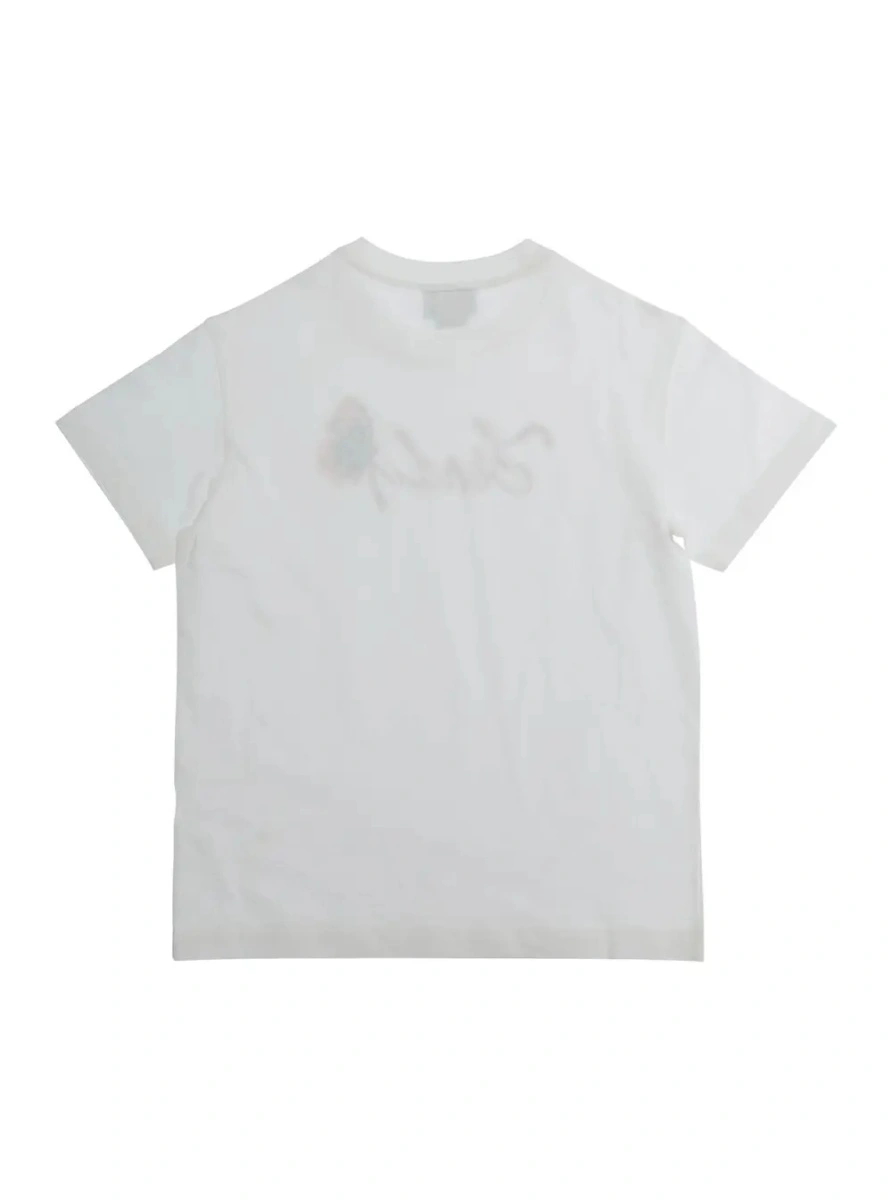 Tricou Fendi alb din bumbac - Img 2