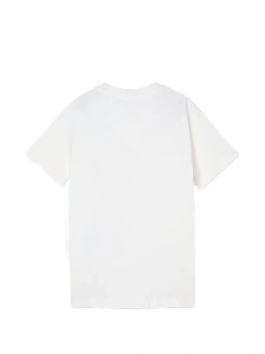 Tricou Fendi alb din bumbac - Img 4