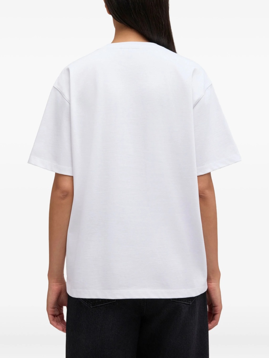 Tricou Ganni alb - Img 4