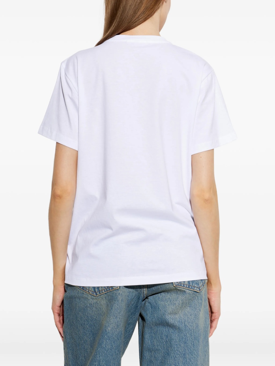Tricou Ganni alb - Img 4