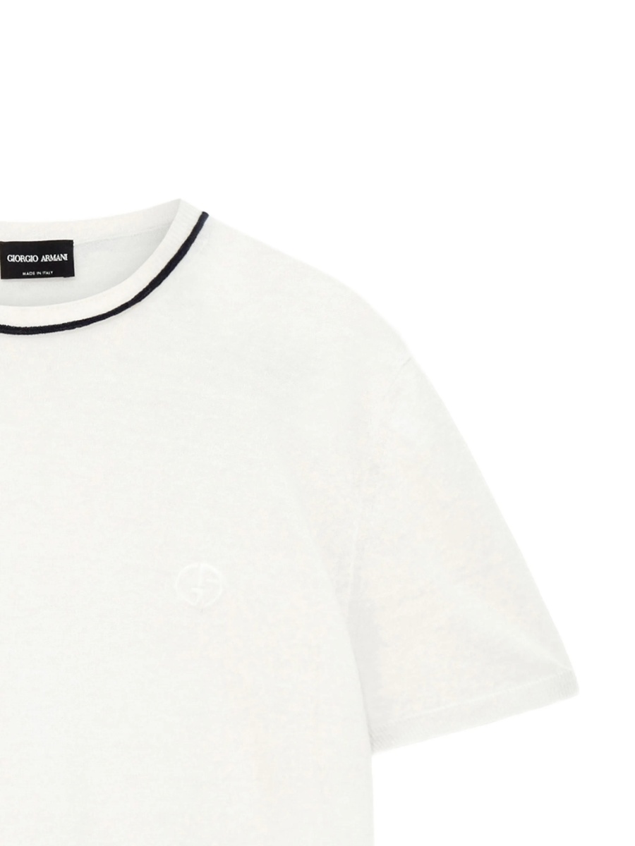 Tricou Giorgio Armani alb - Img 2