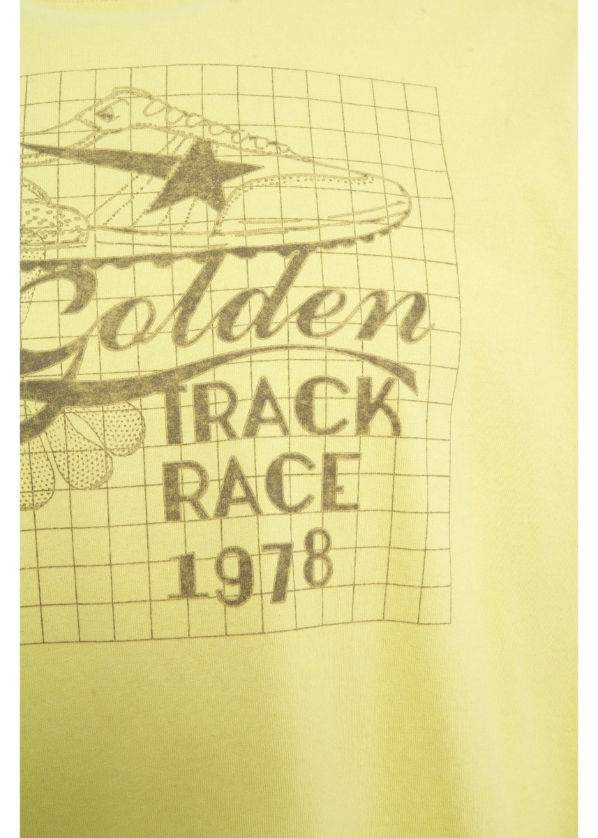 Tricou Golden Goose galben - Img 4