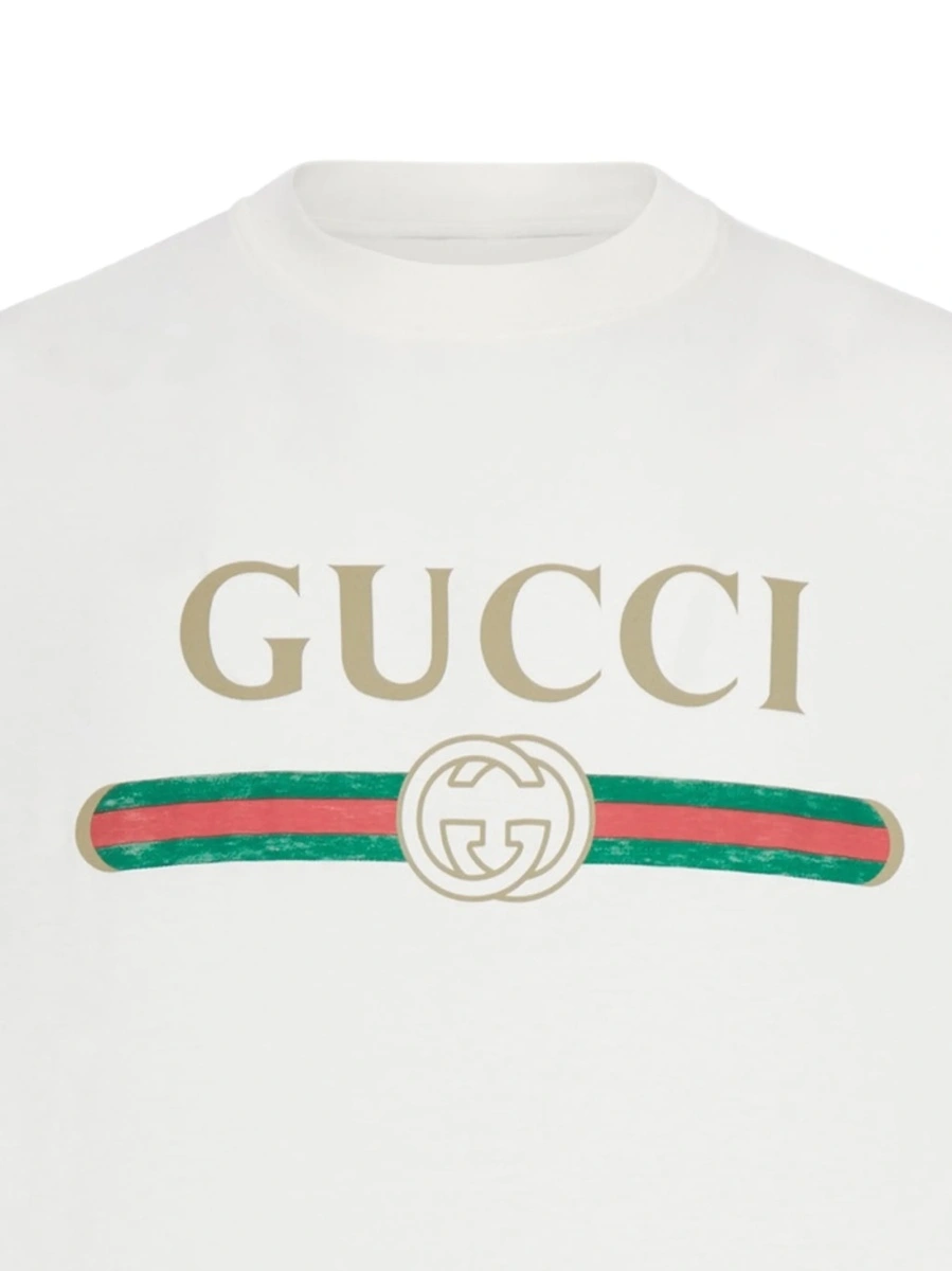 Tricou Gucci alb - Img 2