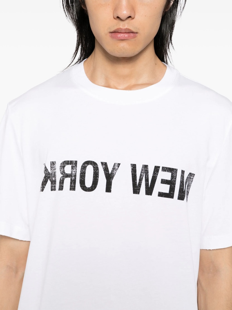 Tricou HELMUT LANG alb - Img 4