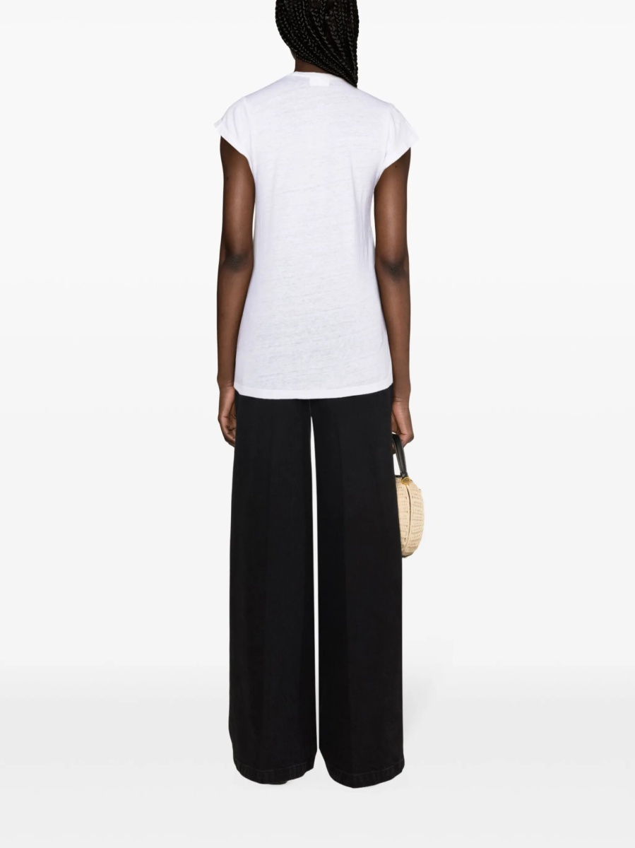 Tricou ISABEL MARANT ETOILE alb - Img 4