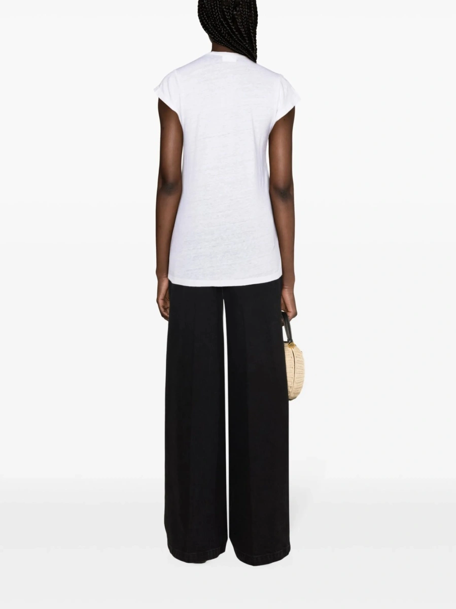Tricou ISABEL MARANT ETOILE alb - Img 4
