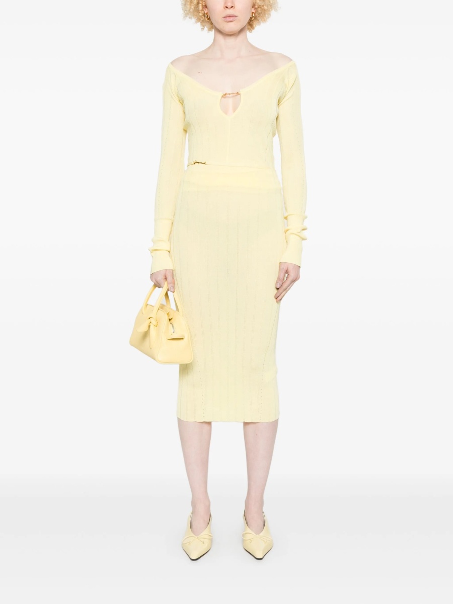 Tricou JACQUEMUS galben - Img 2