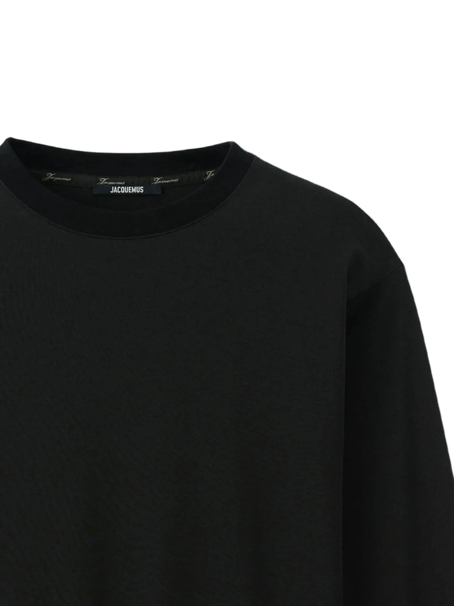 Tricou JACQUEMUS negru 'Le T-Shirt Rond Carre' - Img 4