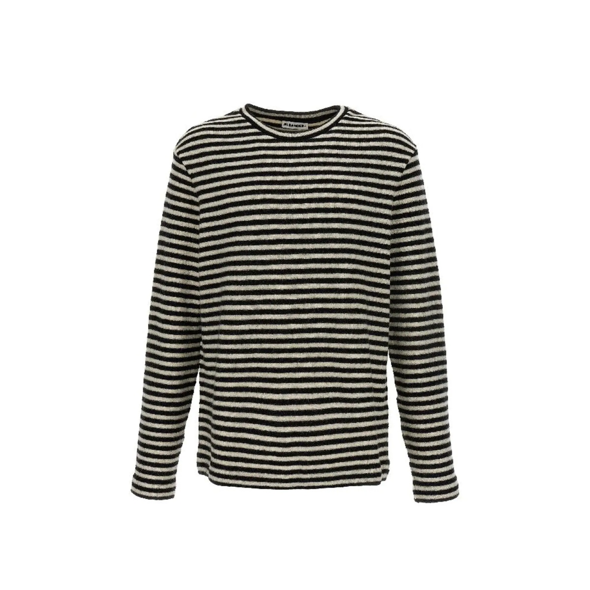 Tricou Jil Sander Striped Wool Compact Jersey T-Shirt - Img 3