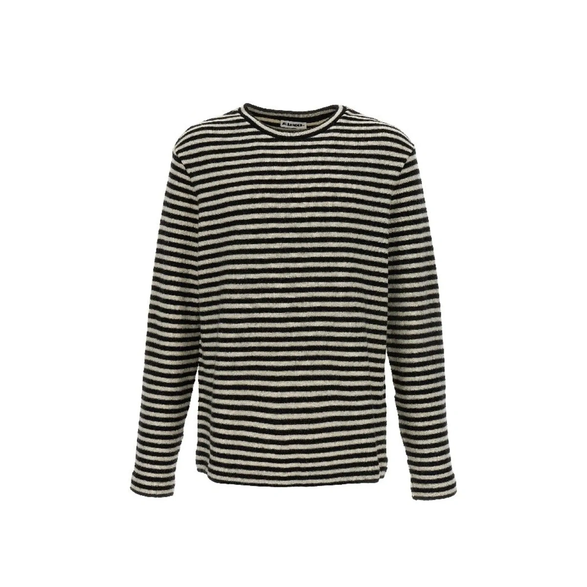 Tricou Jil Sander Striped Wool Compact Jersey T-Shirt - Img 3