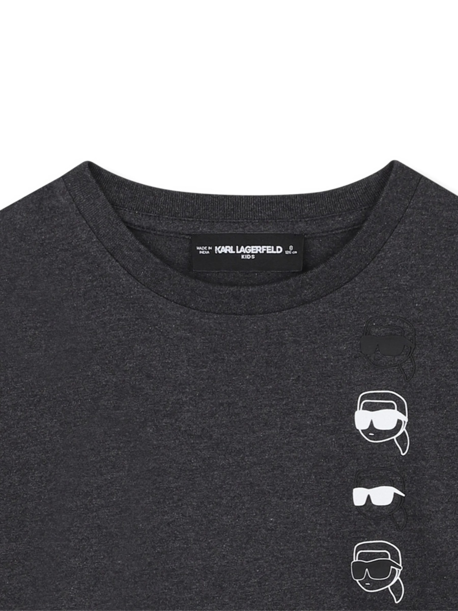 Tricou Karl Lagerfeld gri - Img 3