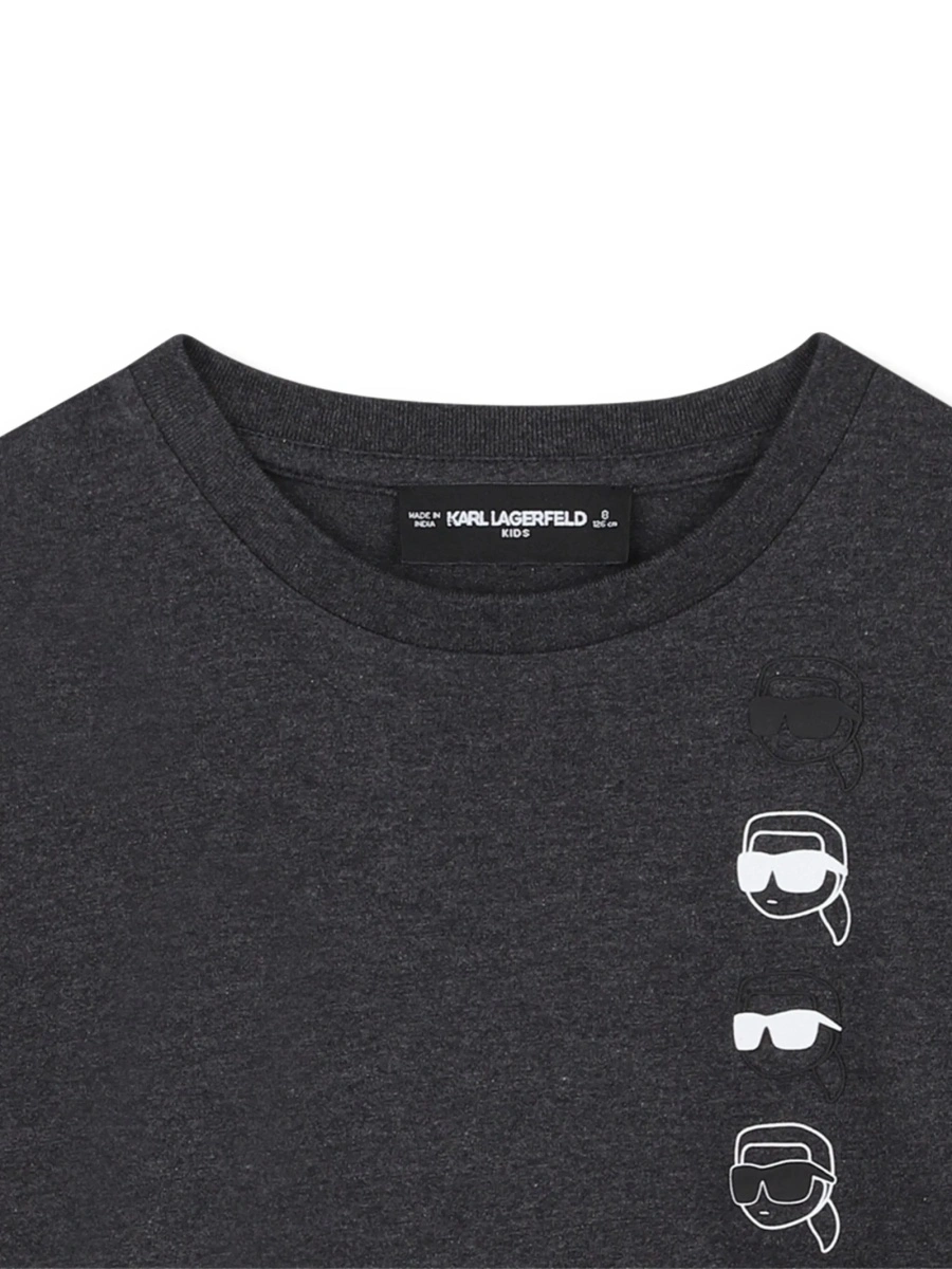 Tricou Karl Lagerfeld gri - Img 3