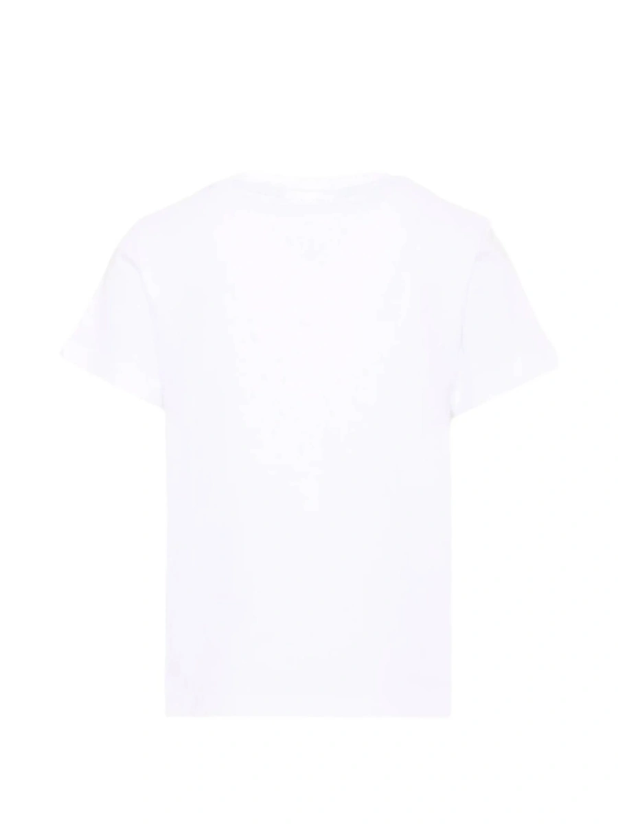 Tricou Lacoste Kids alb - Img 2