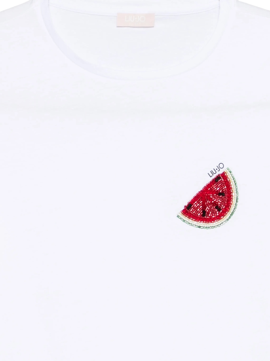 Tricou Liu Jo White alb - Img 3
