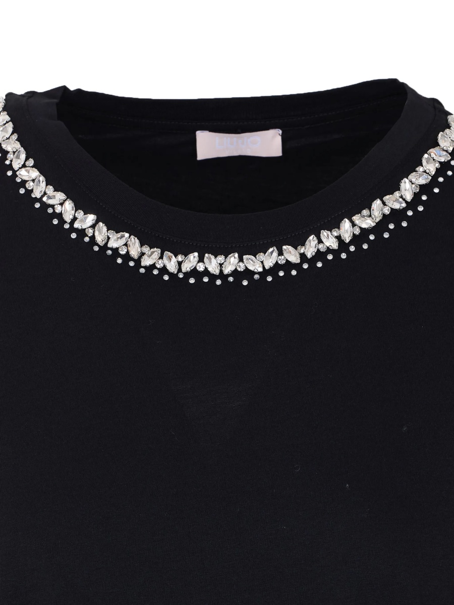 Tricou Liu Jo White negru - Img 4