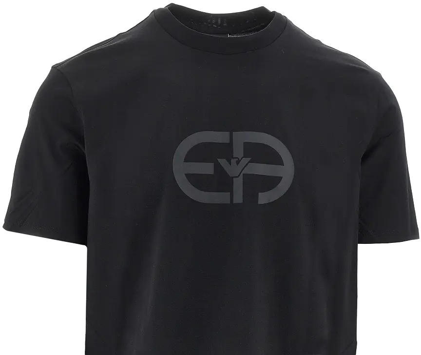 Tricou Logo print lyocell-blend T-shirt - Img 2