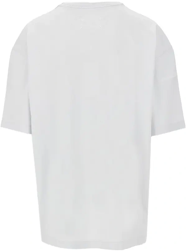 Tricou Logo print oversized T-shirt - Img 3