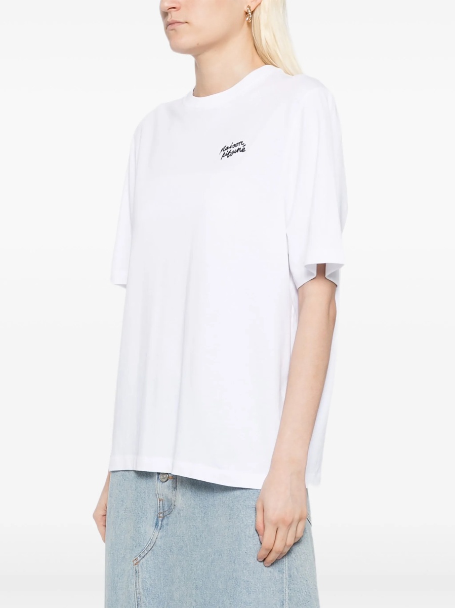 Tricou MAISON KITSUNÉ alb - Img 3
