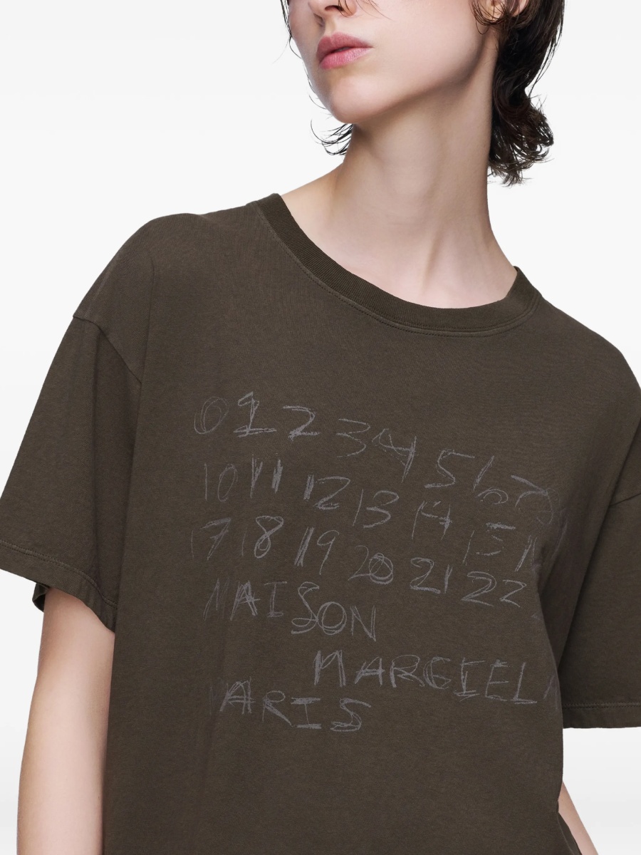 Tricou Maison Margiela maro - Img 5