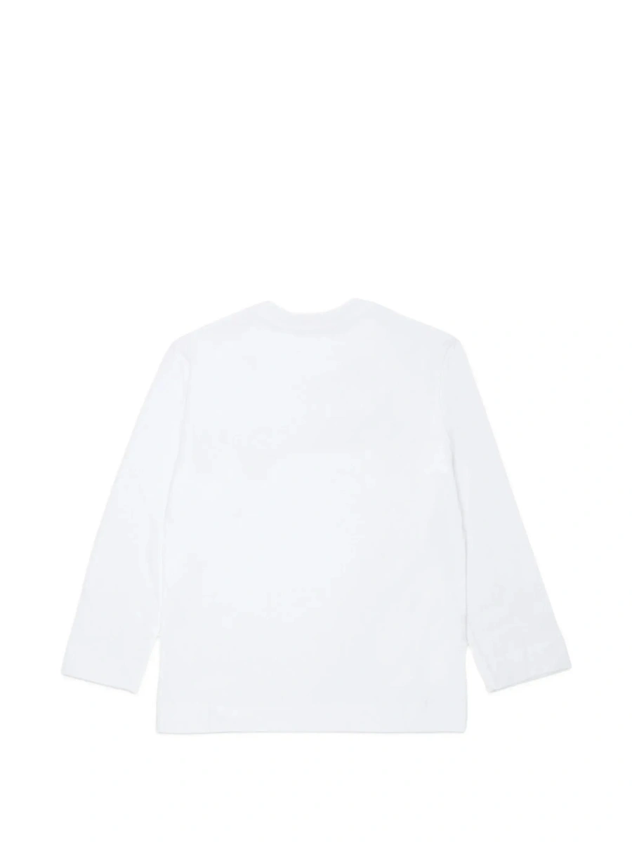 Tricou Marni alb din bumbac - Img 4