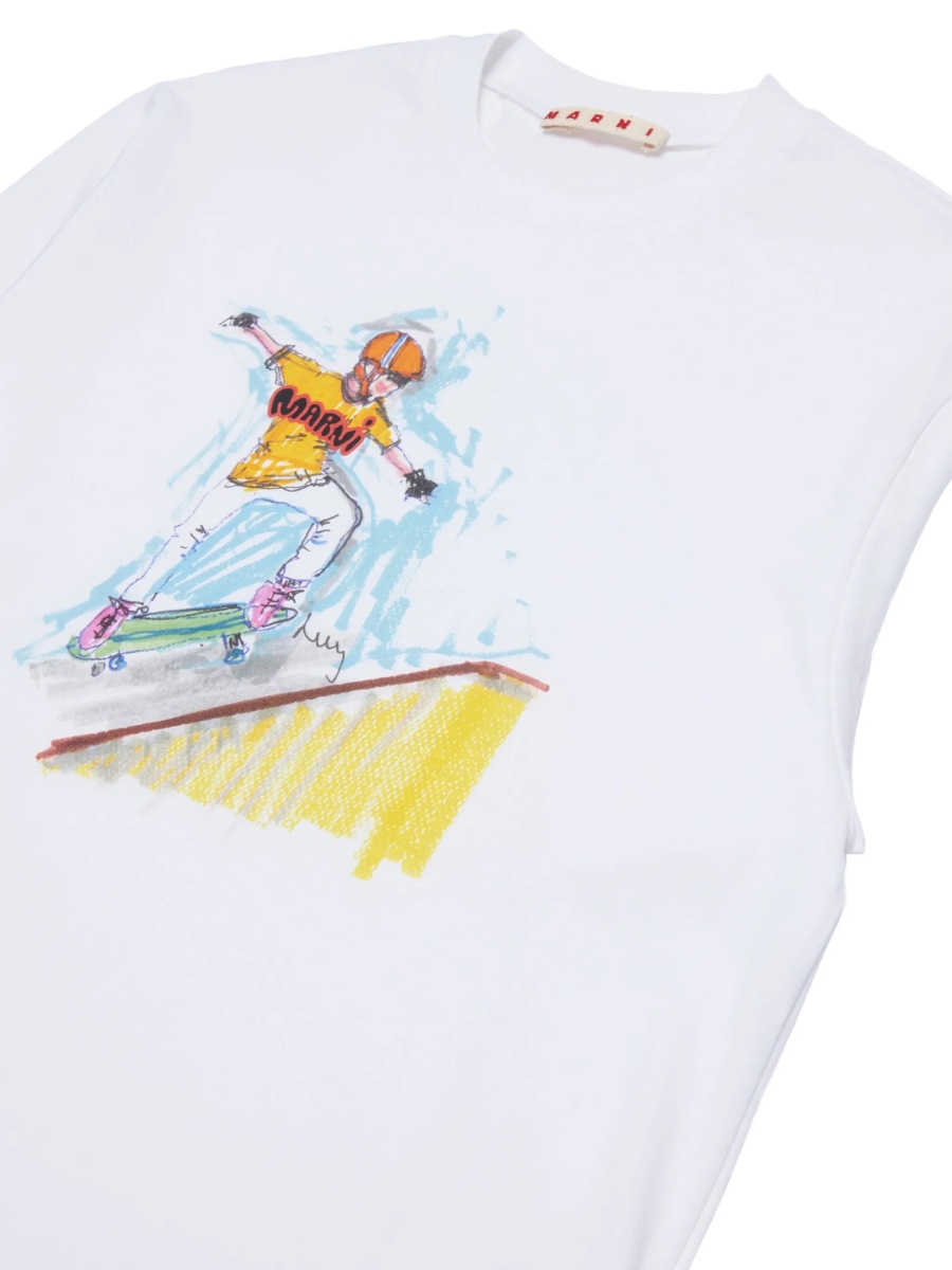 Tricou Marni alb - Img 3