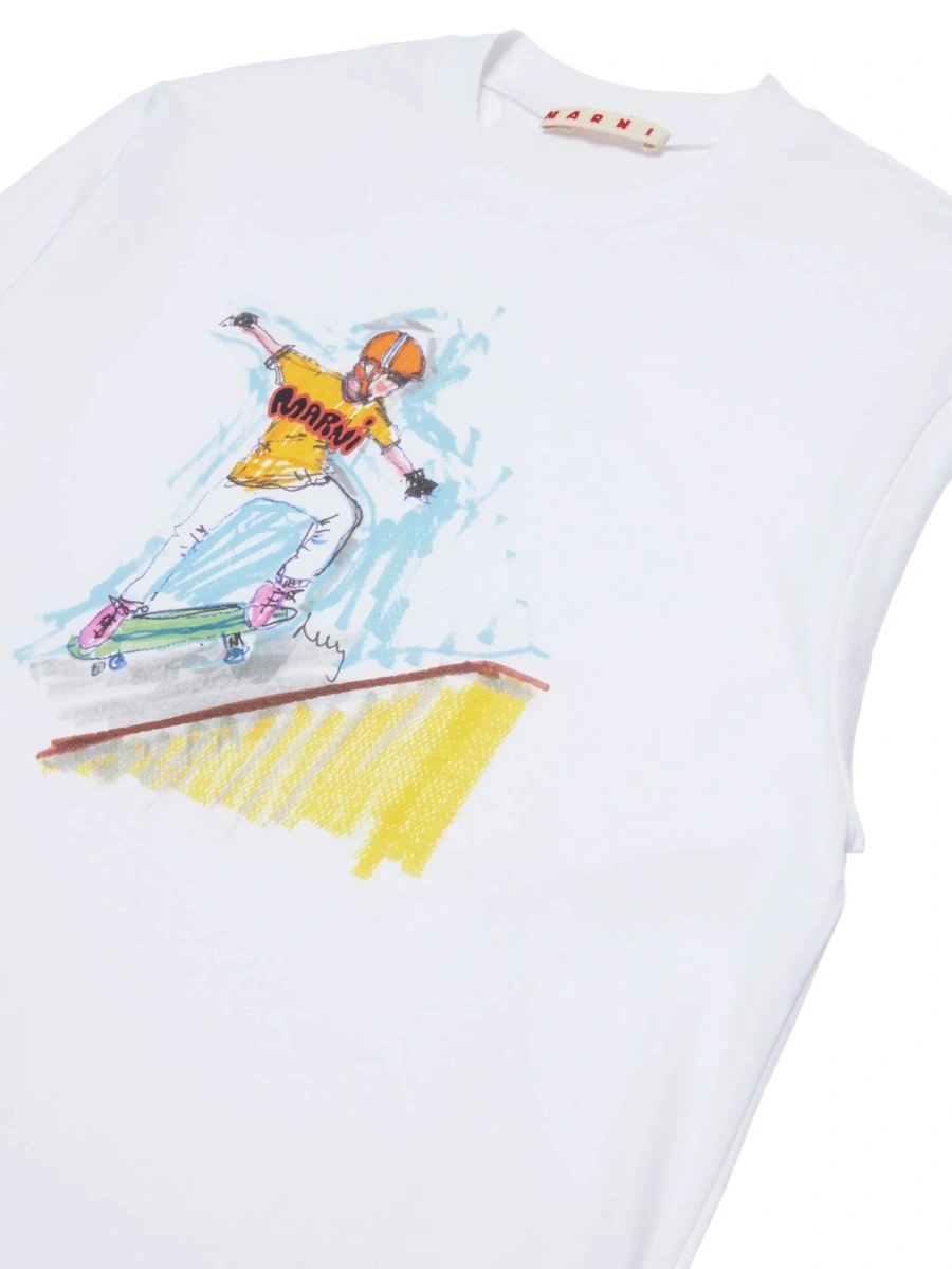 Tricou Marni alb - Img 3