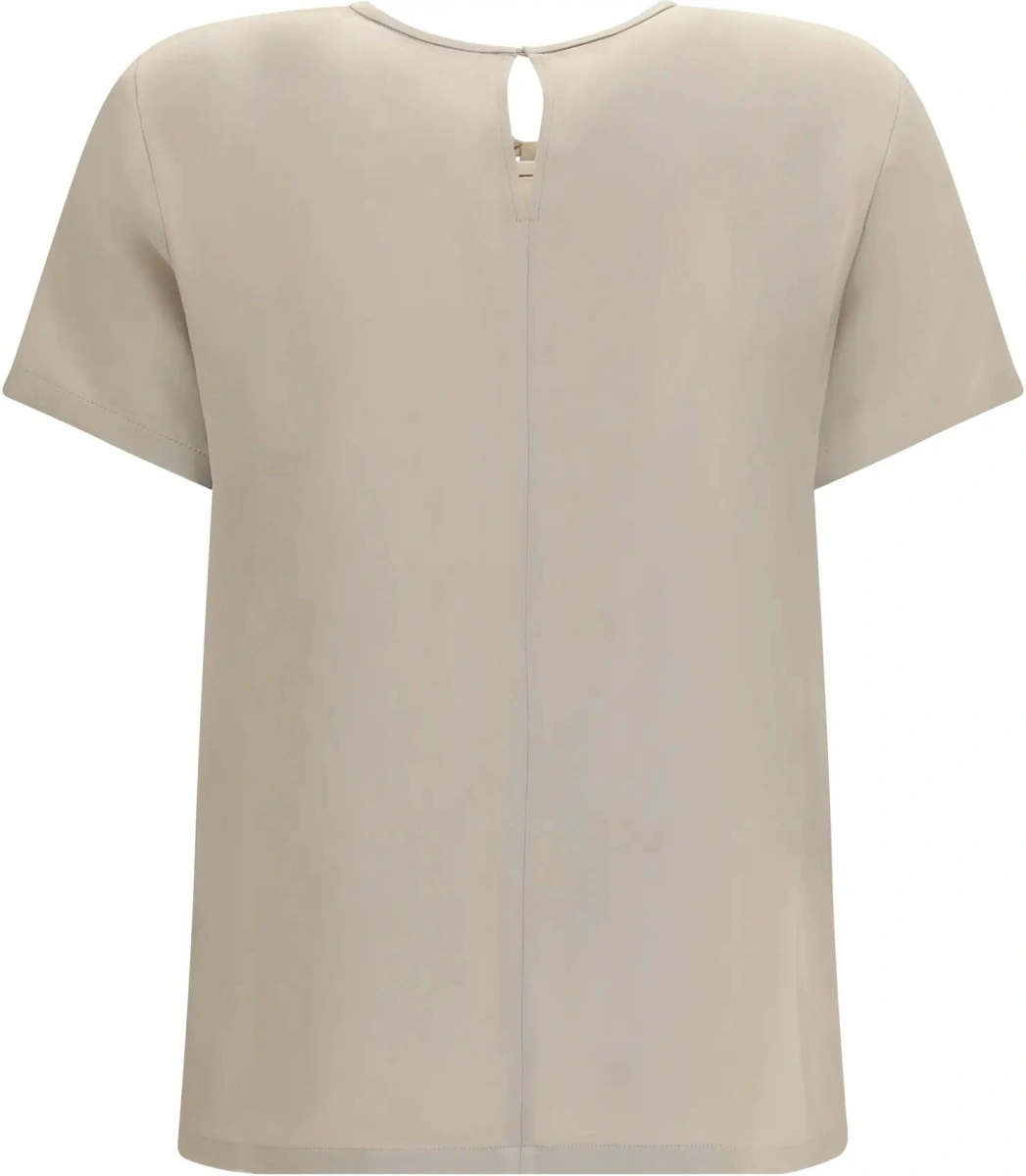 Tricou Max Mara multicolor din matase - Img 2