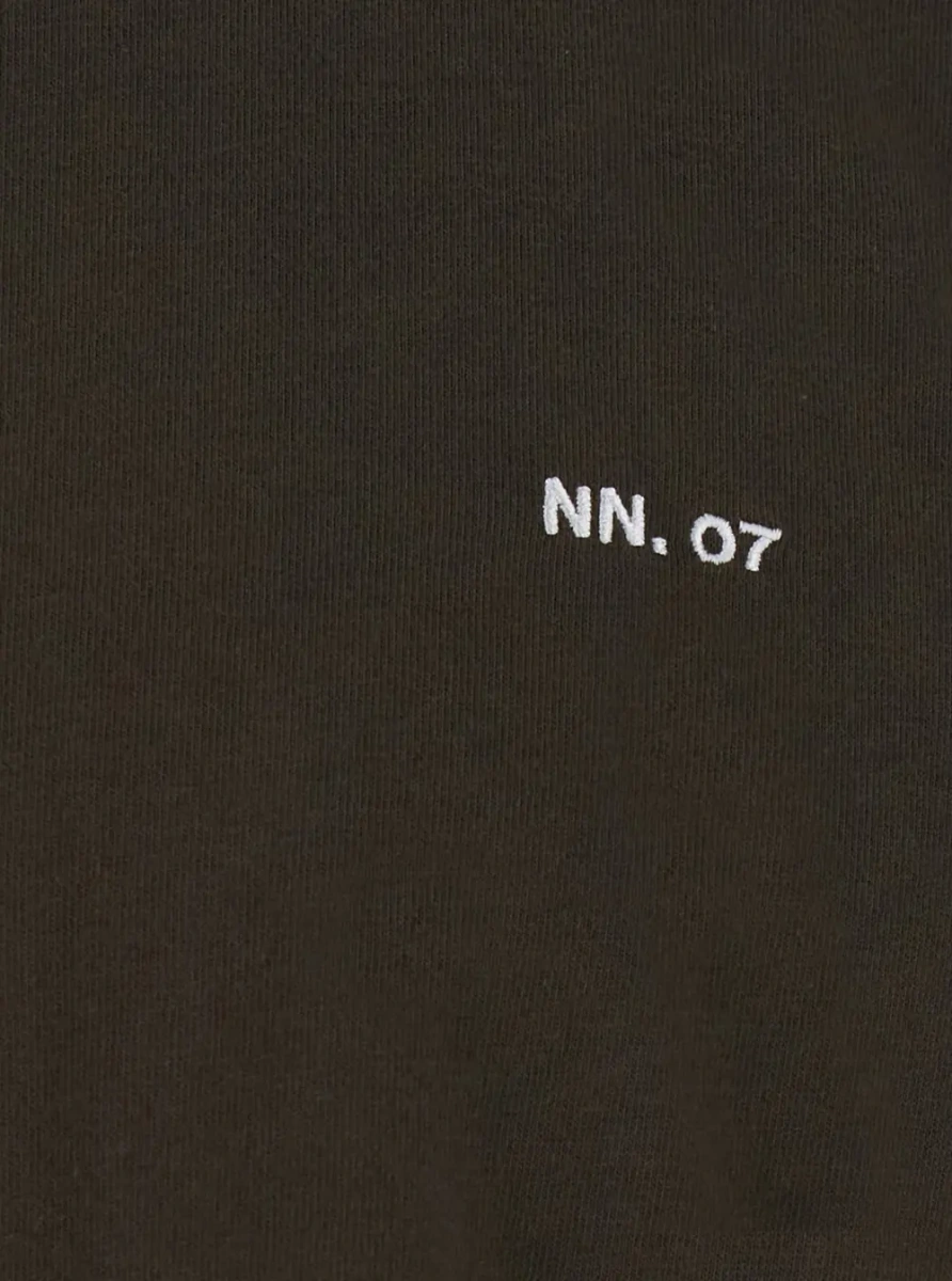 Tricou Men's brown fabric Adam EMB T-shirt - Img 2