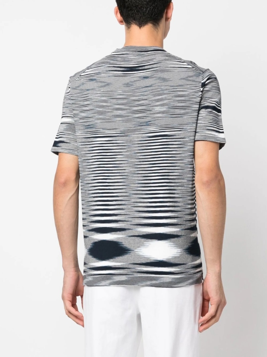 Tricou MISSONI BEACHWEAR albastru - Img 4