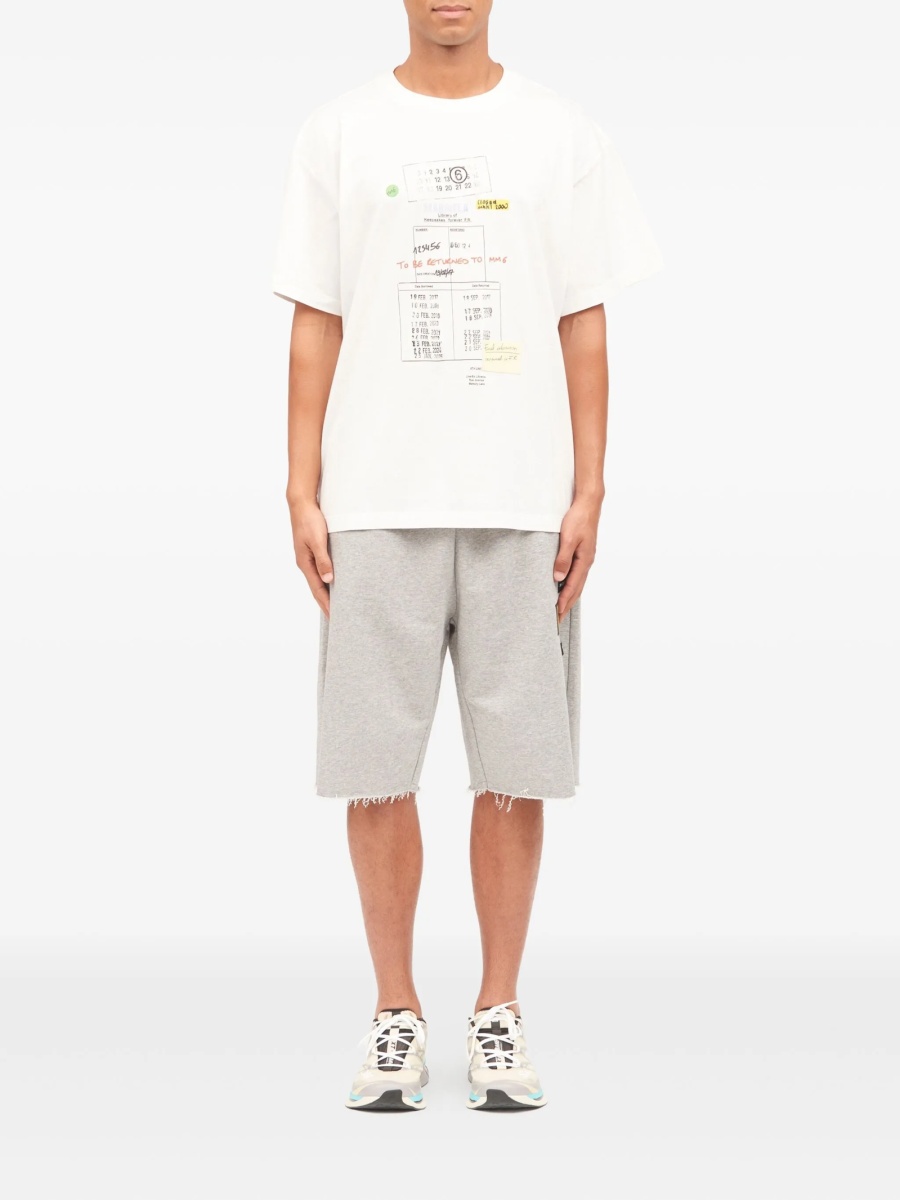 Tricou MM6 Maison Margiela alb - Img 2