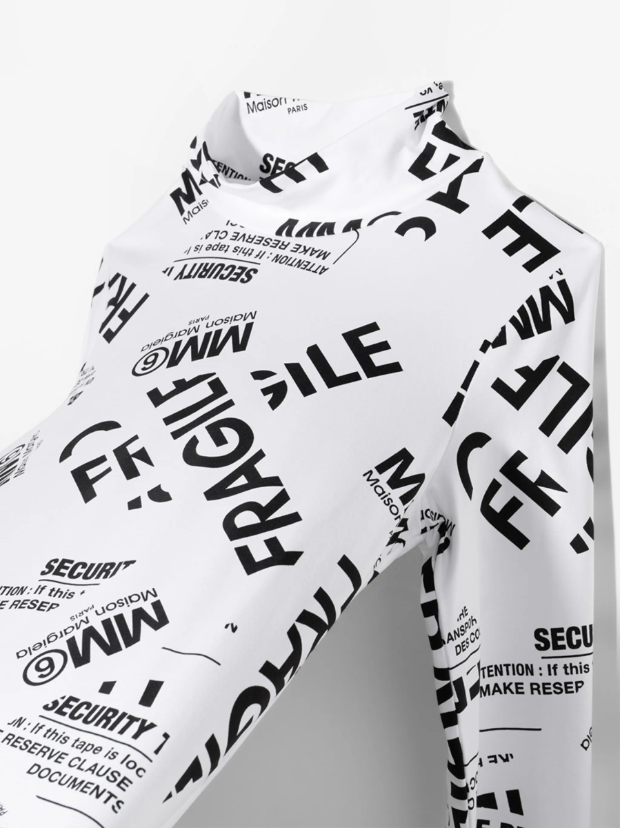 Tricou MM6 Maison Margiela alb - Img 3
