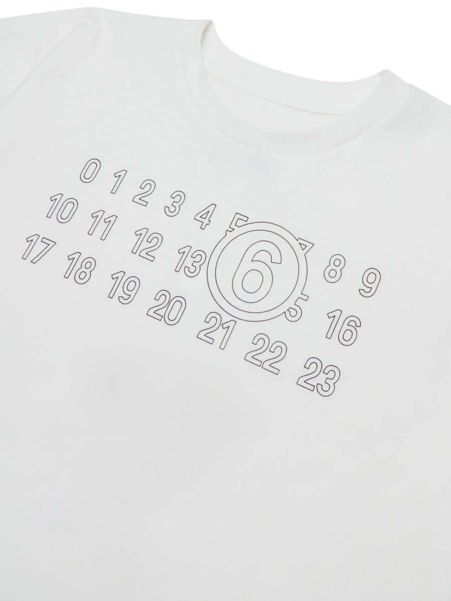 Tricou MM6 Maison Margiela alb - Img 3
