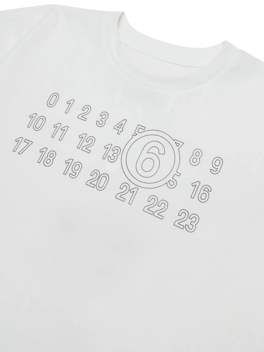 Tricou MM6 Maison Margiela alb - Img 3