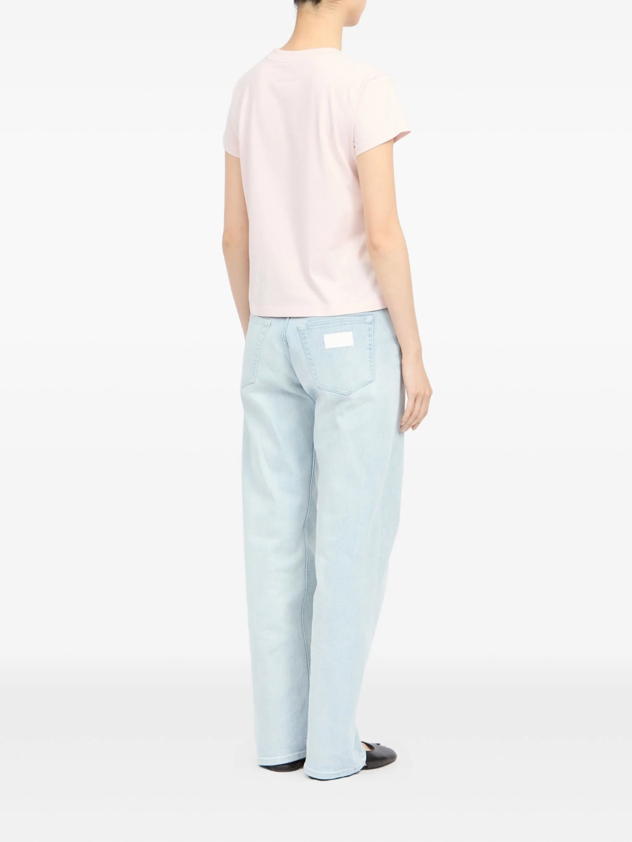 Tricou MM6 Maison Margiela roz - Img 5
