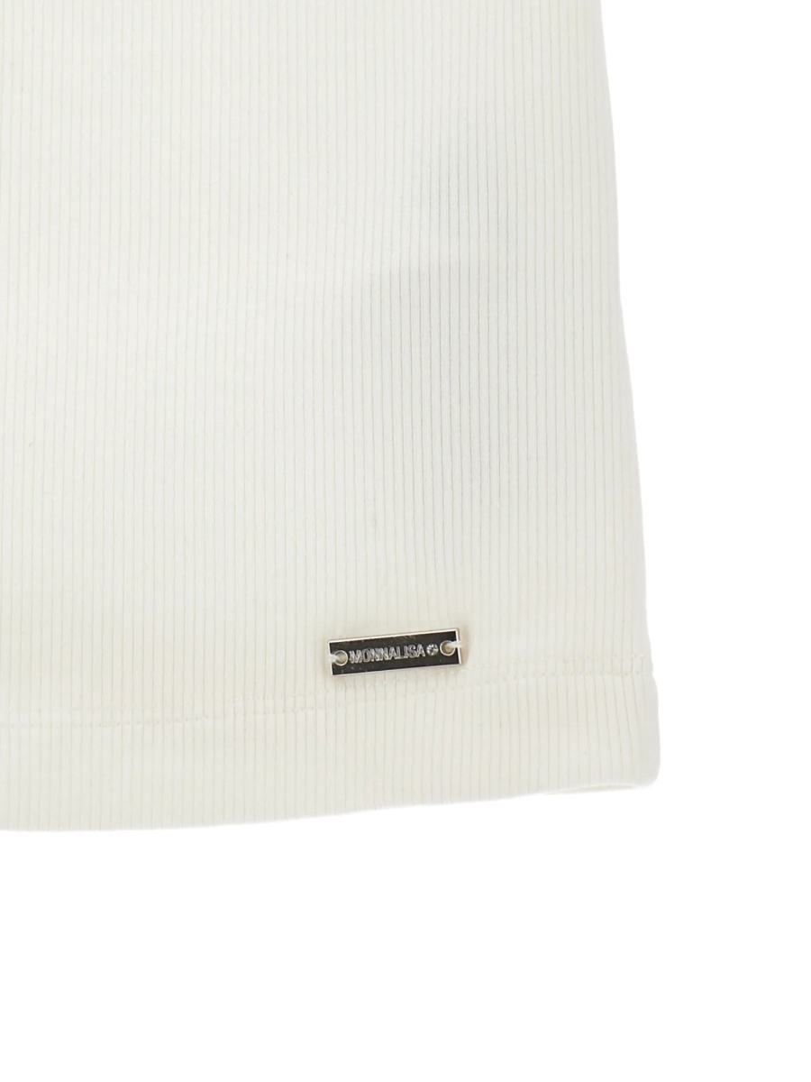 Tricou Monnalisa alb - Img 3