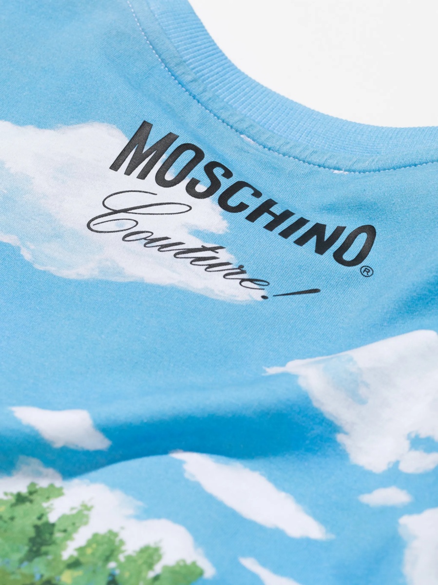 Tricou Moschino albastru - Img 3