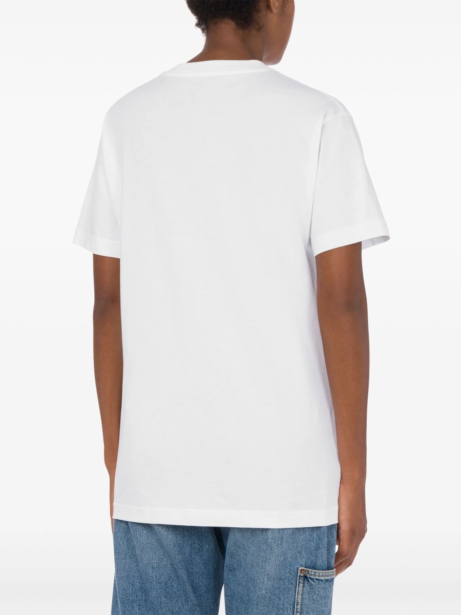 Tricou Moschino alb - Img 3