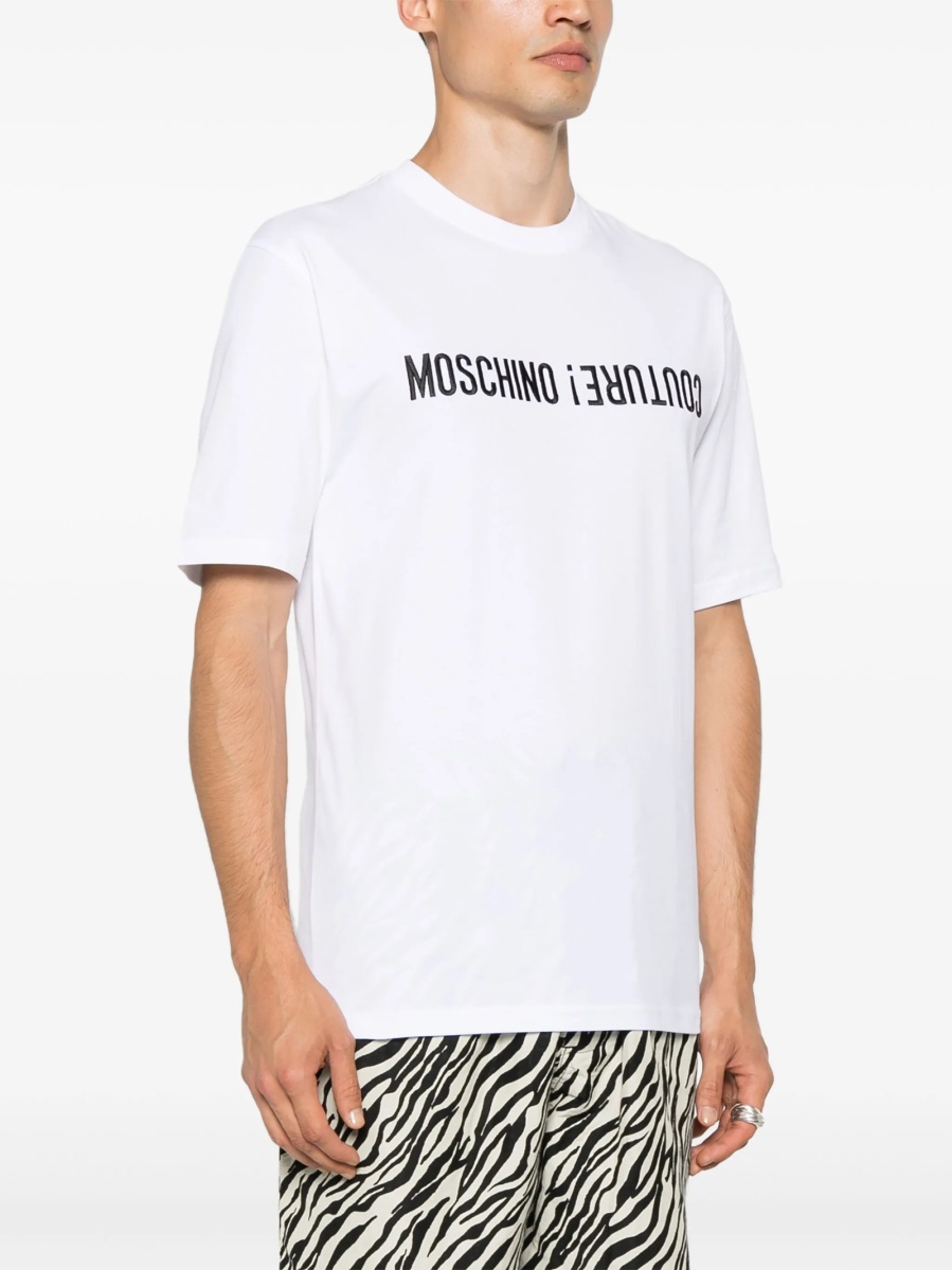 Tricou Moschino alb - Img 3