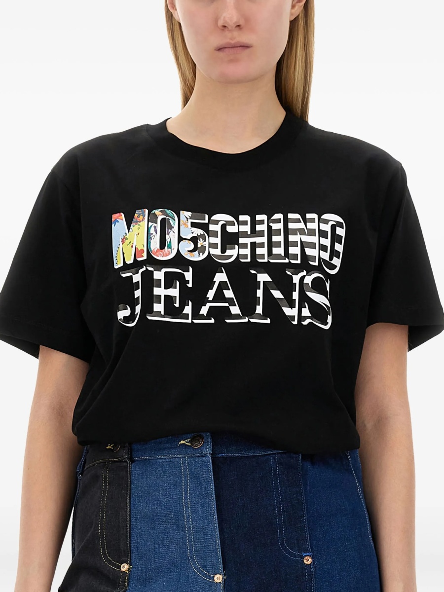 Tricou MOSCHINO JEANS negru - Img 4