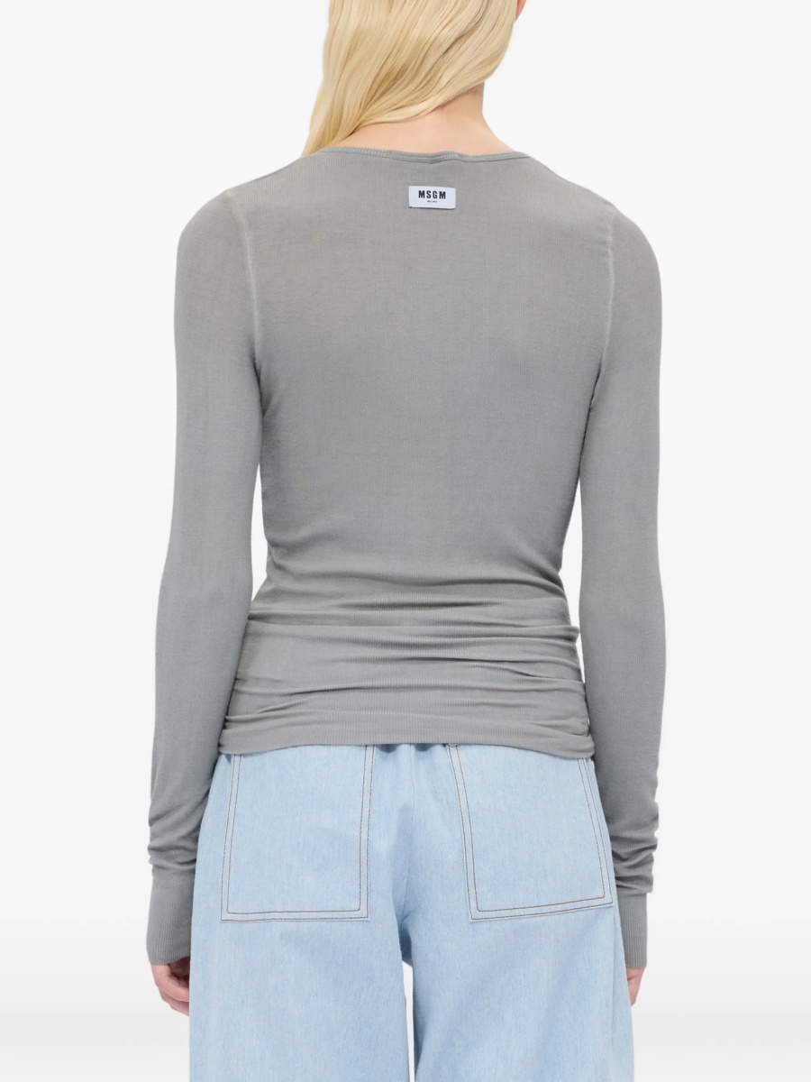 Tricou MSGM gri - Img 4