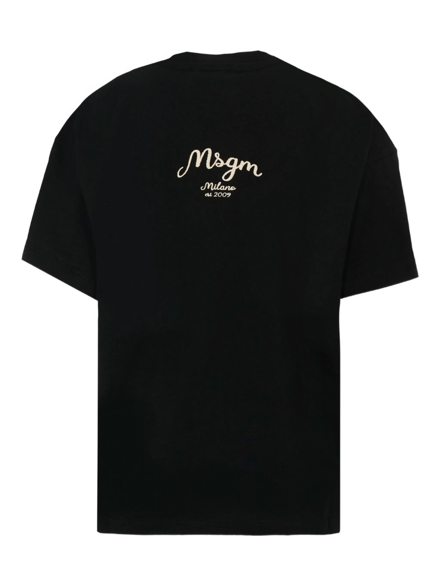 Tricou MSGM negru - Img 2
