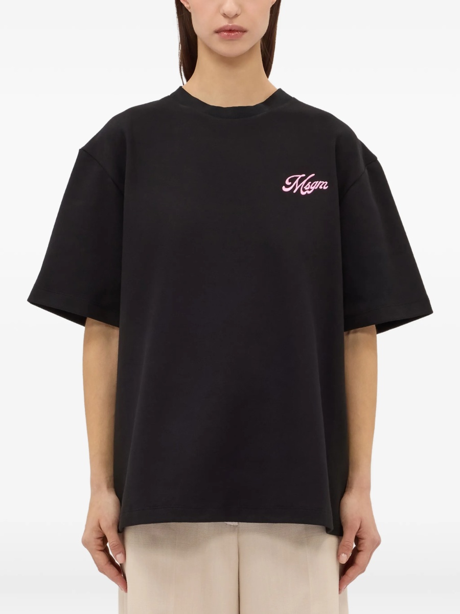 Tricou MSGM negru - Img 3