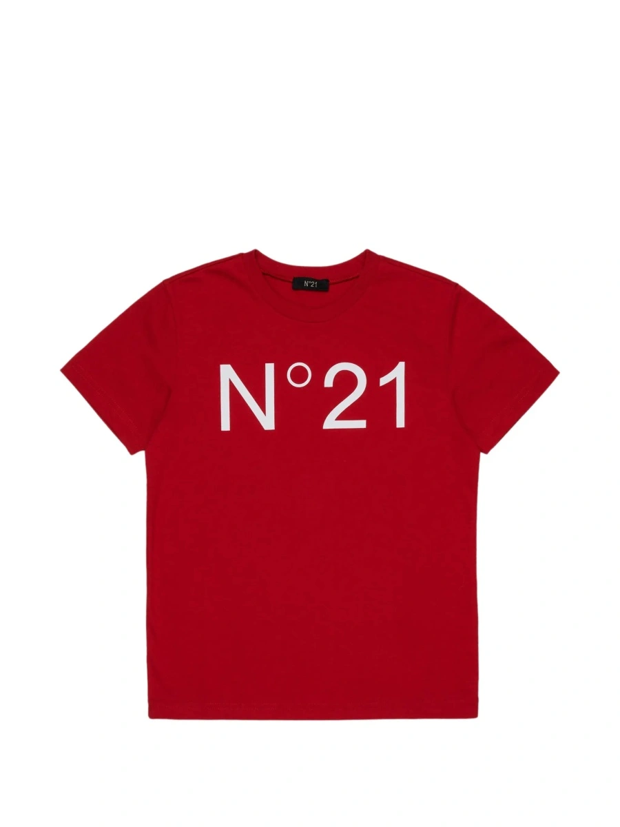 Tricou N°21 Kids rosu din bumbac - Img 6