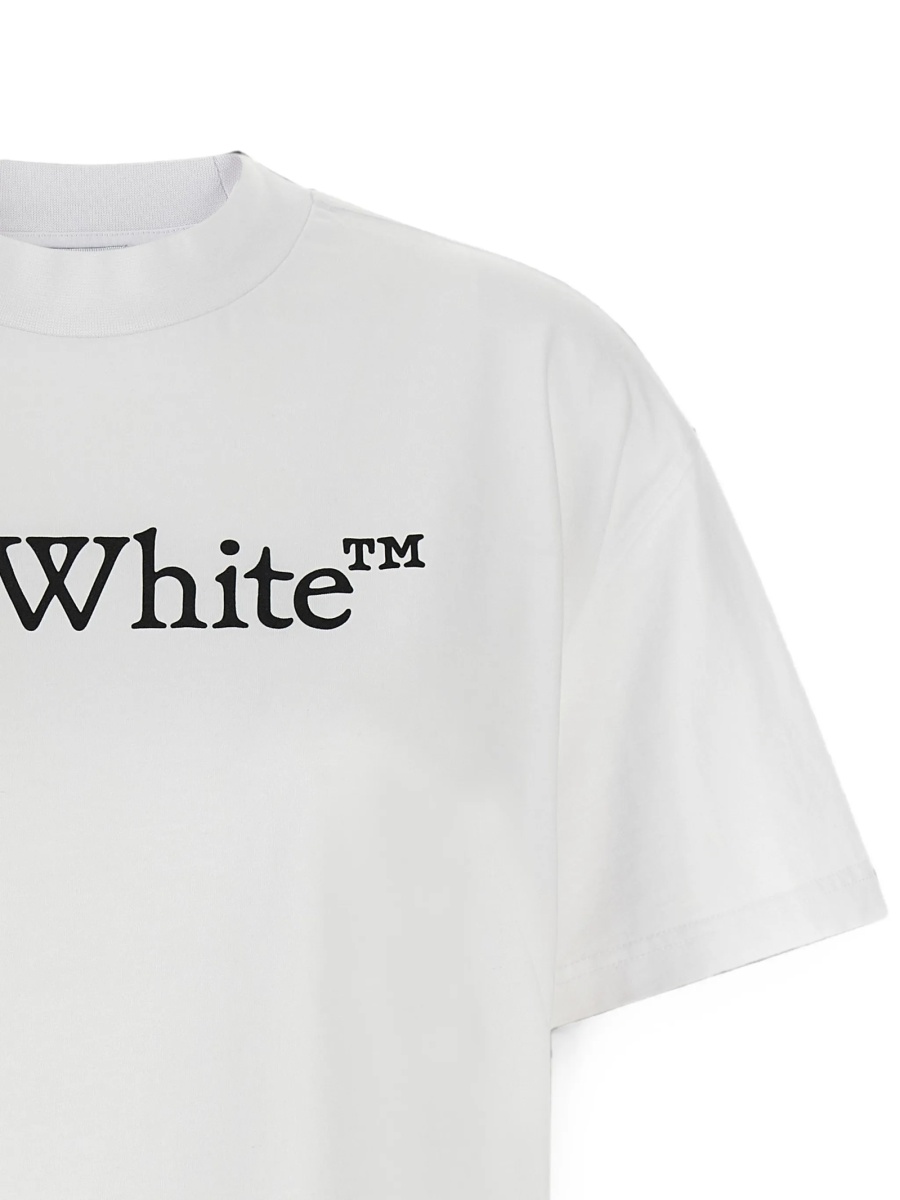 Tricou Off-White Bookish alb - Img 4