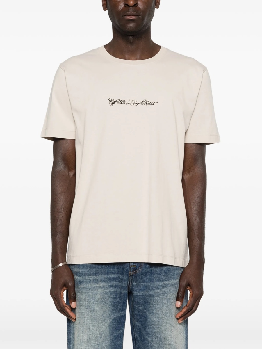 Tricou Off-White neutru - Img 3